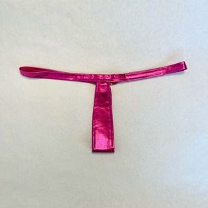 NWOT Sexy Metallic Micro Thong